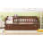 Wood Daybed with Trundle and Fence Guardrails-303277694-317973229