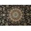 Tapis noir Indo-Nain