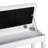 Duet Piano Bench In White, With Comfortable Faux Leather And Solid Wooden Construction For Use Seat Cushion Robust Frame