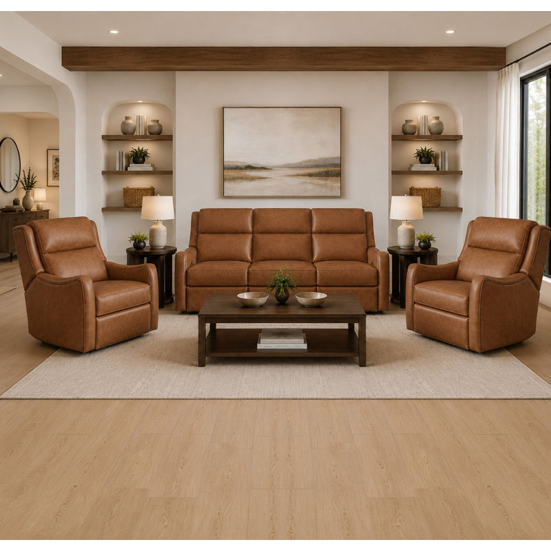 Power Zero Gravity Sofa and 2 Recliners, 3 Pcs: 2 Chairs, Sofa