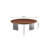 Round coffee table Metel feet-196282906