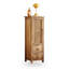 Console rectangulaire en bois massif brun-1062081459