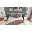 Putnam 3 - Drawer Nightstand in Silver