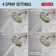 4-Spray Raincan Shower Head, Round High Pressure Shower Head 1.75 GPM