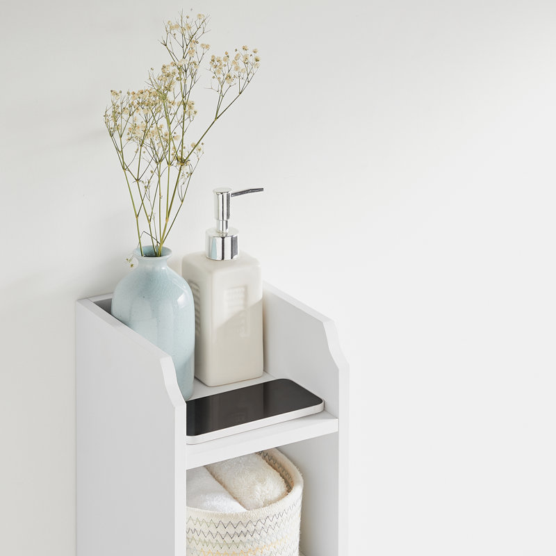 Kian Bathroom Cabinet, White