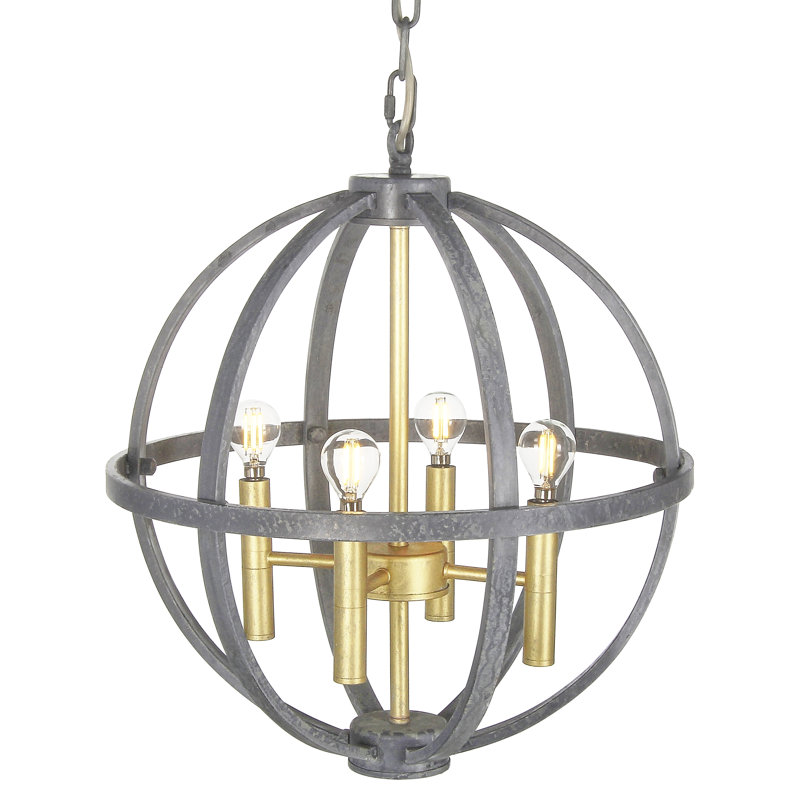 Saturn Chandelier - 18"W