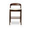 Modern Brazilian Upholstered Stool with Solid Wood Frame-574982022-574982040