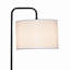 Lampe sur pied avec abat-jour cylindrique, éclairage debout incurvé pour le salon, coin lecture de chambre à coucher et éclairage de bureau, lampe sur pied Lior