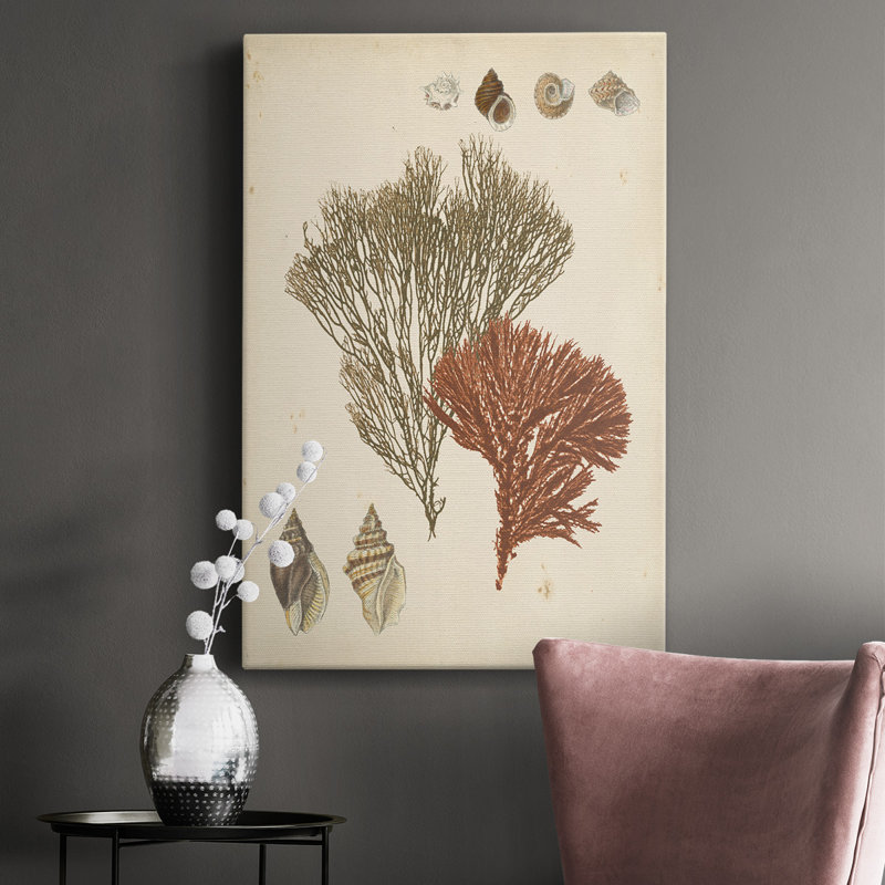 Coastal Relic IV - peinture sur toile tendue, H 18 po x l 12 po x P 1 po