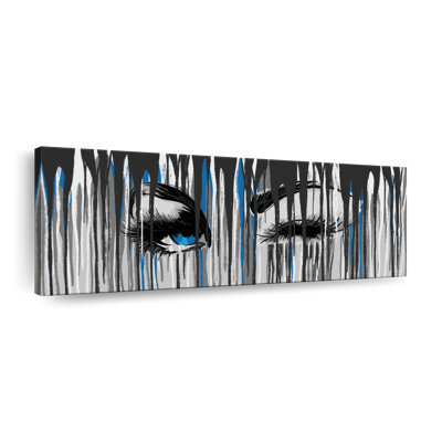 «Eye Wink Paint Drip», reproduction sur toile tendue