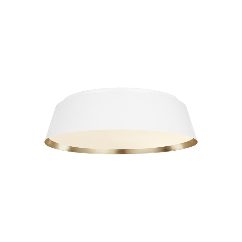 Plafonnier encastré 4 lumières 19 po Adriatic, Blanc mat