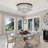Jabiel 8 light Flush Mount K9 luxury crystal chandelier