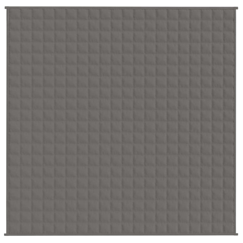 Couverture en tissu , Gris, L 78,7 po x L 78,7 po