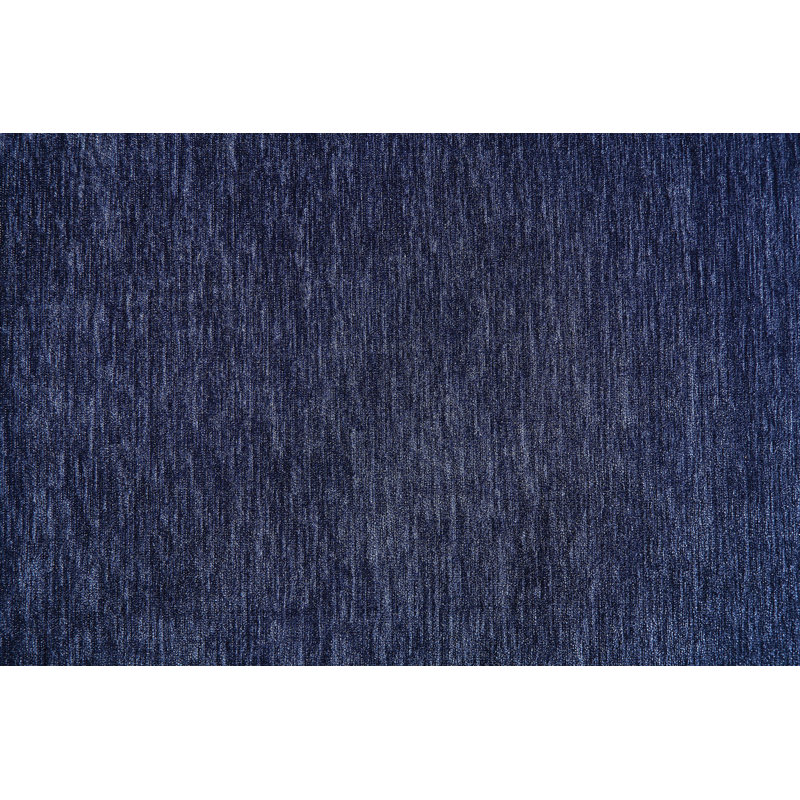 Caelin 85.38" Wide Chenille Modular Sofa & Chaise, Navy Chenille, Right Hand Facing