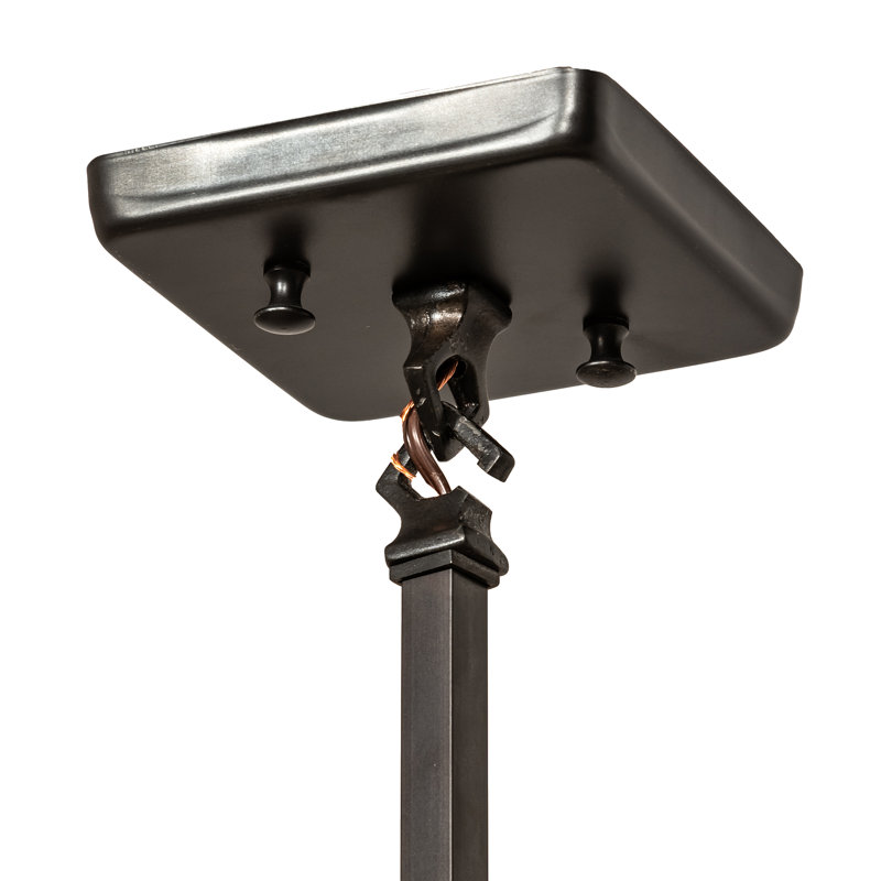 Luminaire suspendu carré à 1 lumière Jaliyah