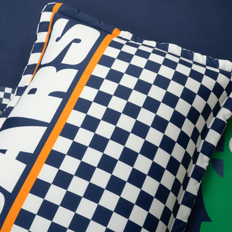 Lush Decor Racing Cars Reversible Comforter Set