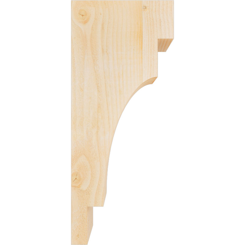 Corbeau méditerranéen, H 28 po x l 6 po x P 12 po, Sapin de Douglas, Sciage brut