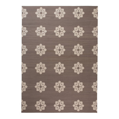 Gray Flatweave Cotton Rug - 10' x 14'