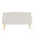 CREAM WHITE  2 SEATER SOFA-664199675