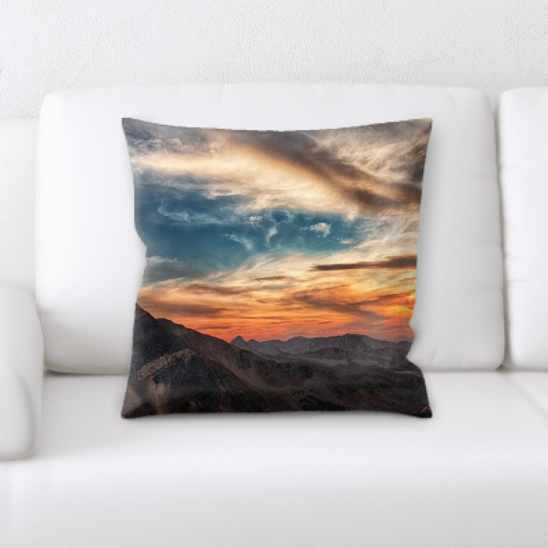 Microsuede Throw Pillow