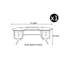 Bureau en bois massif de style italien-981678747