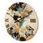 Horloge murale en bois de style minimaliste de style Memphis-63902928