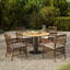 4- Person Round Dining Table With Chairs
