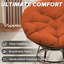 Chaise de patio avec coussins Papasan-955010281-942377473