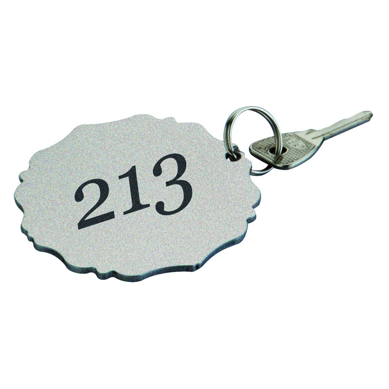 MEPRA 3.2'' W Key Chain, Pewter
