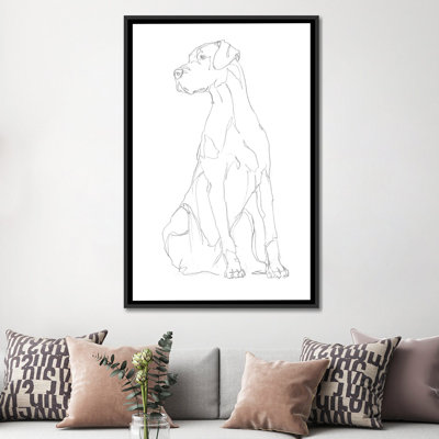 " Dog Contour II " by Ethan Harper