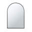 Black Arched Mirror With Metal Frame, Adds Character To Any Room Edge For Bathroom Bedroom
