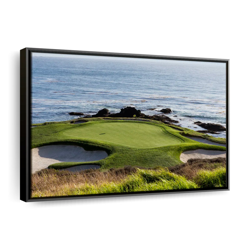 «Pebble Beach Golf Turf», reproduction sur toile, H 37 po x l 25 po