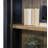 Olszewski Three 8' Tall Bookcase Wall With Fireplace and Ladder, Storage Organizer, Black