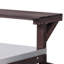 Outdoor Grill Cart With Raised Shelf - Solid Wood Storage & Lockable Wheels For Mobility Style Rolling Towel Rack Convenience
