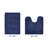 Makaylynn Premium 100% Cotton 2 Piece Bath Rug Sets with Non-Slip Backing, Machine Washable, Luxurious Solid Pattern Super Absorbent & Tufted Weave Bath Mat for Bathroom, Shower, and Tub-122439397-97762380
