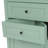 Green Triangle Tall Cabinet With 3 Drawers And Adjustable Shelves For Bathroom, Kitchen Or Living Room, MDF Board With Painted Finish-1182800649