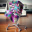 Danse de fleurs exotiques multicolores - coussin à imprimé floral-30718756-30718759