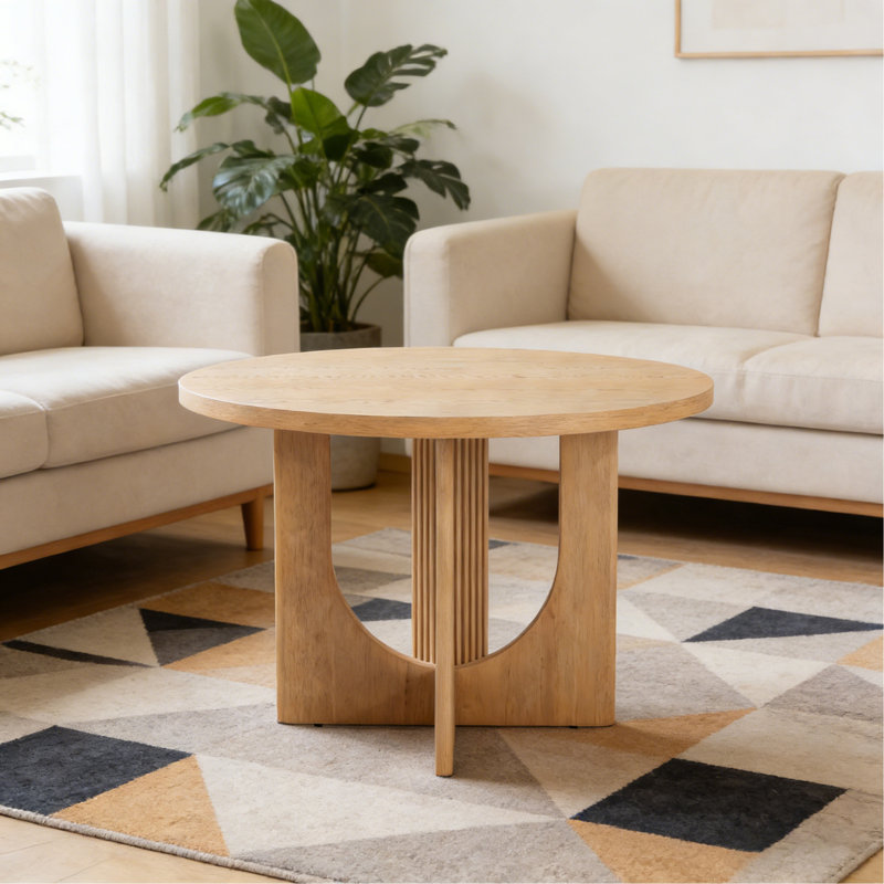 Table de salle à manger 48 "ronde - N771P240935K, Naturel