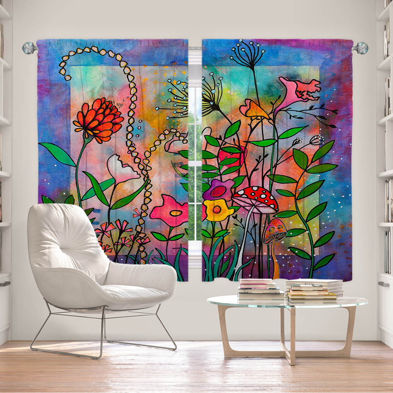 Room Darkening Curtain Pair, 56" W x 78" L