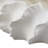 Velz Decorative Planter, 16 Inch Wavy Edge, Matte White Ceramic