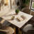 33.5'' Sintered Stone Solid Wood Square Dining Table-2006281430