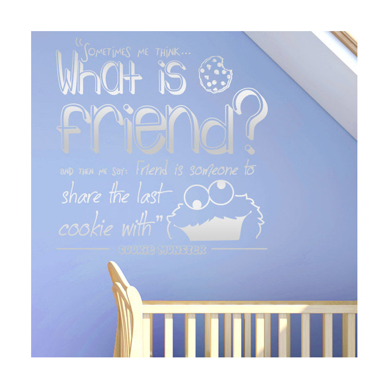 Wall Decal, Shiny Silver