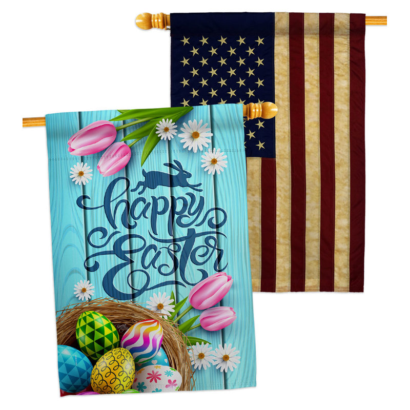 Drapeau de maison 40 po x 28 po Daisy