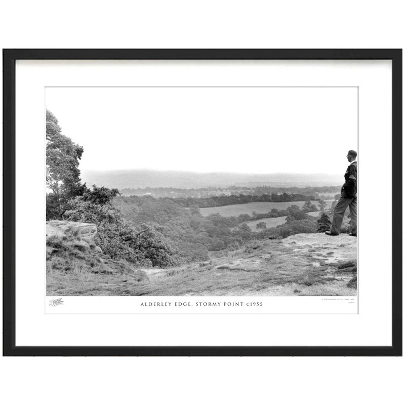 Alderley Edge, Stormy Point C1955 by Francis Frith - Single Picture Frame Print, 28cm H x 36cm W x 2.3cm D