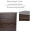 Somerville 4-Drawer Chest of Drawers | Deep Rustic Brown Lacquer