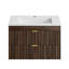 Ensemble de meuble-lavabo autoportant 30 po avec plateau SMC beige-521508981-521508982