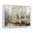 White Floater Framed