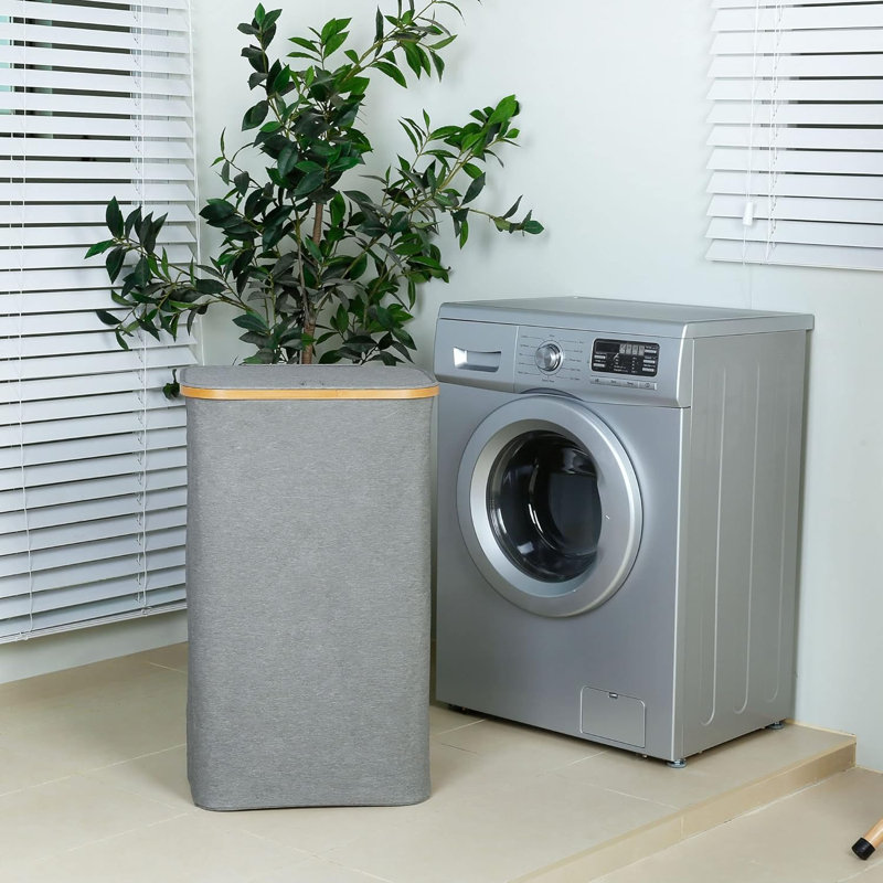 Laundry Hamper With Lid, 110L Large Laundry Hamper With Handle And Lid, Collapsible Clothes Basket Organizer With Removable Inner Bag For Clothes Toys Towels