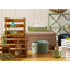 Bibliothèque en bois massif H 35,6 "x l 33,5" Paignt-1727099179