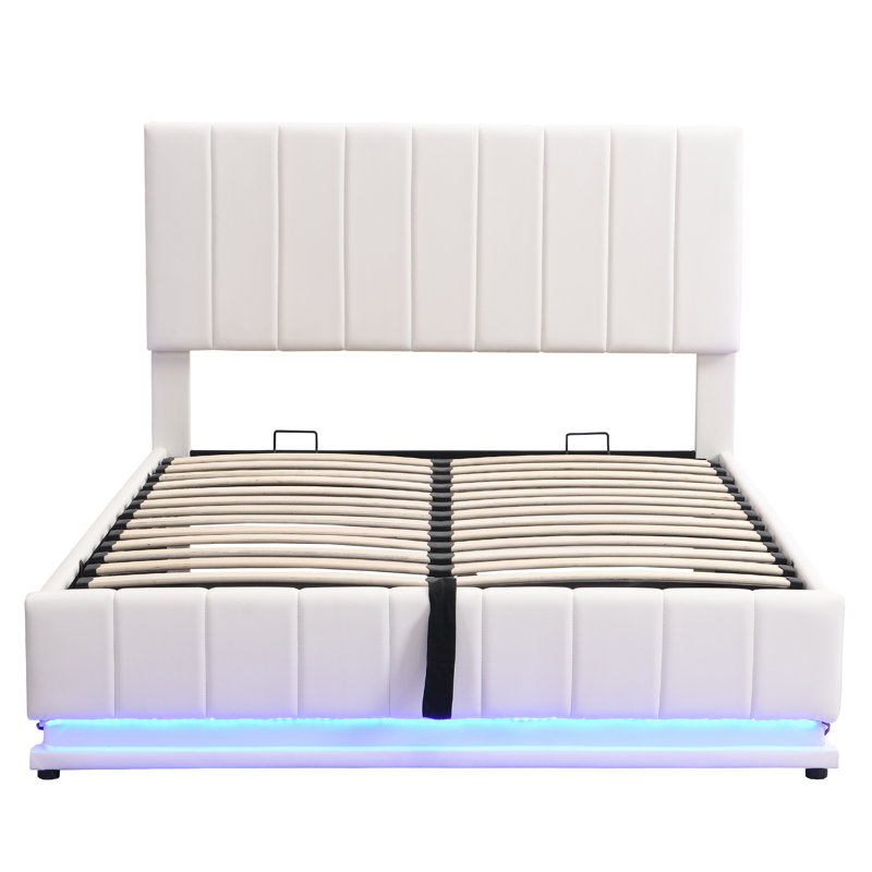Carolan Upholstered Ottoman Storage Bed, European Double (140 x 200cm)